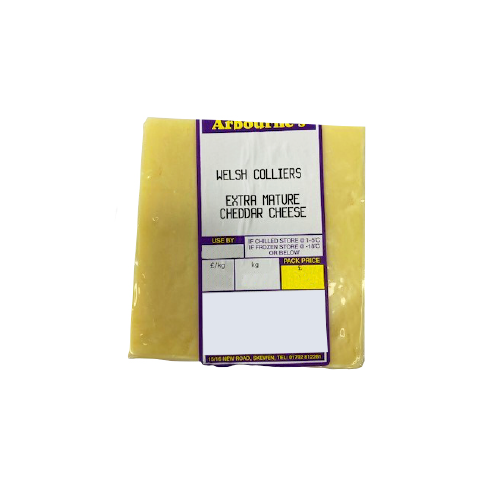 Colliers Welsh Ex. Mature Cheese. Please Amend The Quantity To The Weight You Require