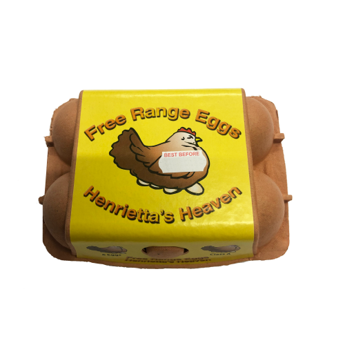 Henrietta's Heaven 6 Free Range Eggs