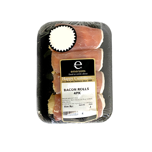 Bacon Rolls 4pk
