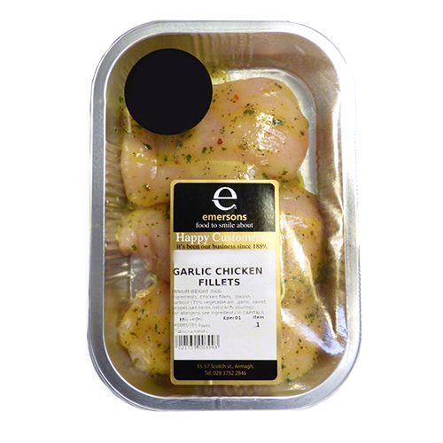 Emersons Garlic Chicken Fillets 3pk