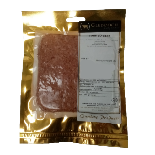 Gleddoch Corned Beef 100g Pm 1.79