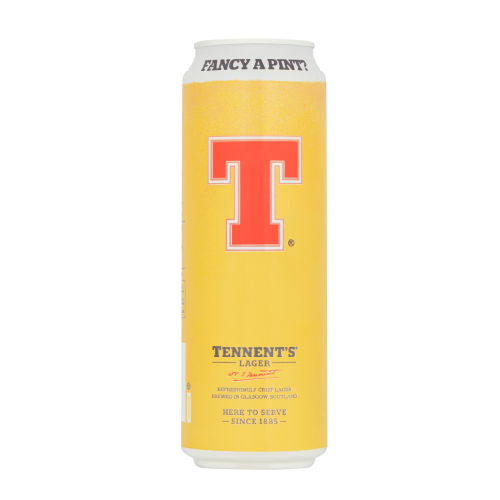 Tennents Lager Pint Single 568ml Pm 1.89