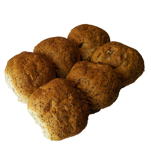 Crawfords Soft Wholemeal Baps 6s