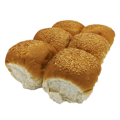 Crawfords Seasme Seeded Baps - 6 Pk