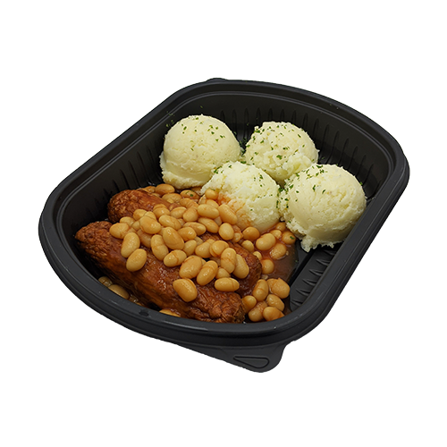 Crawfords Sausage Beans & Mash
