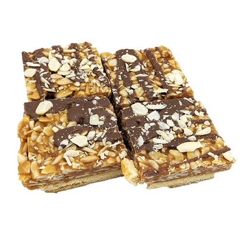 Crawfords Nutty Caramel Squares - 4 Pack