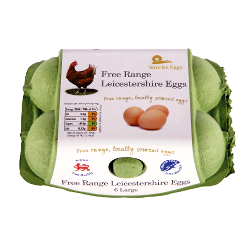Sunrise Large Free Range Eggs 6s