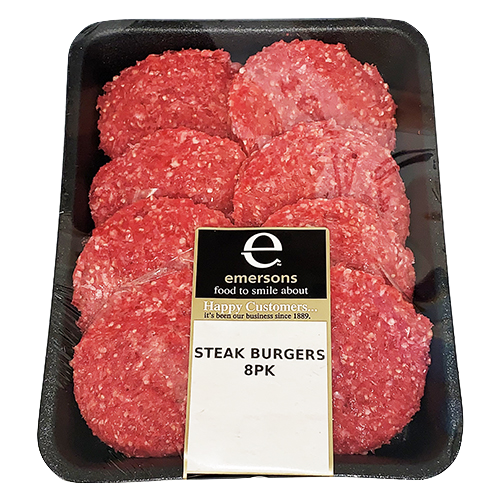 Steak Burgers 8pk