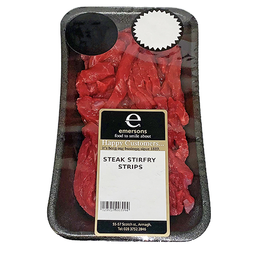 Emersons Steak Stir Fry Strips 350g