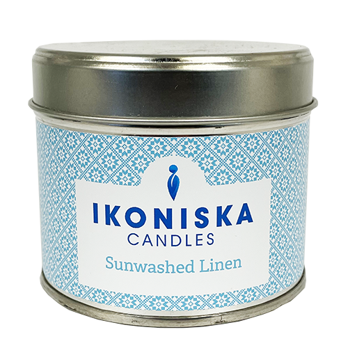 Ikoniska Sunwashed Linen Candle