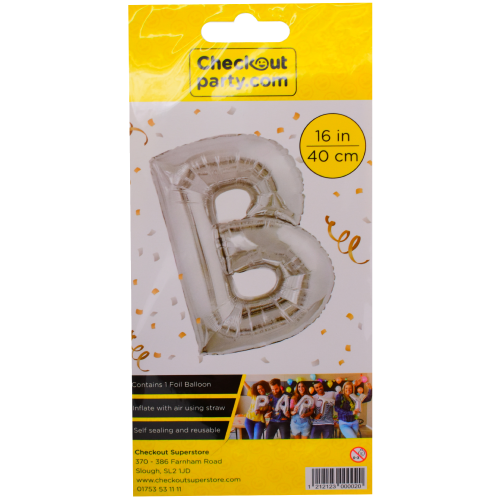 16'' Air Silver Balloon - B