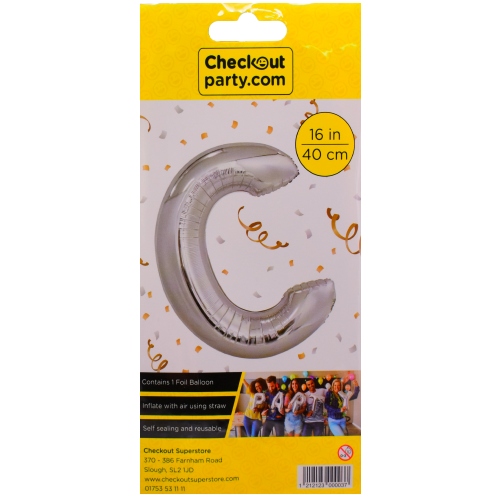 16'' Air Silver Balloon - C