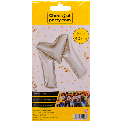 16'' Air Silver Balloon - M