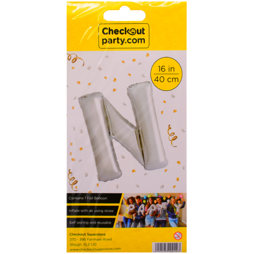 16'' Air Silver Balloon - N