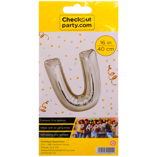 16'' Air Silver Balloon - U