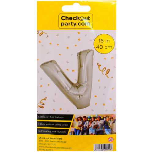 16'' Air Silver Balloon - V