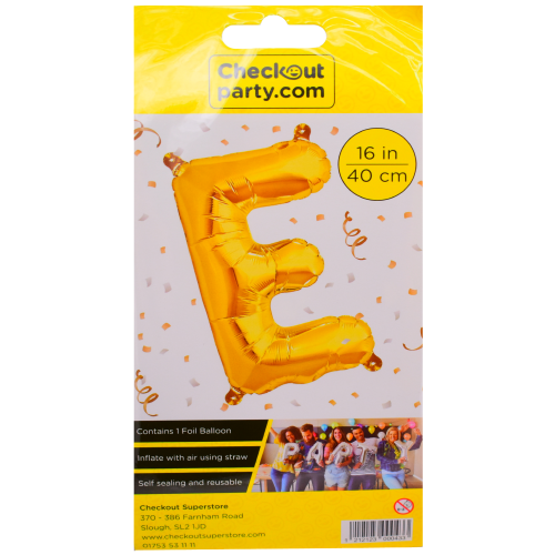 16" Air Gold Balloon -e Checkout