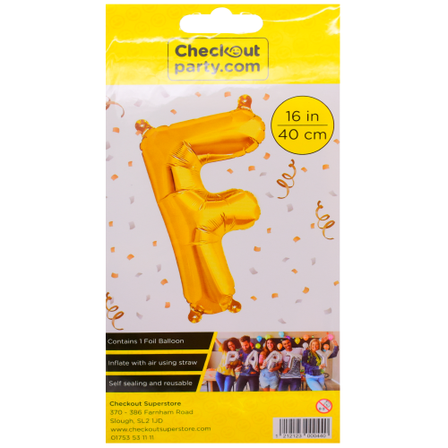 16" Air Gold Balloon -f Checkout