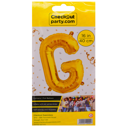 16" Air Gold Balloon -g Checkout