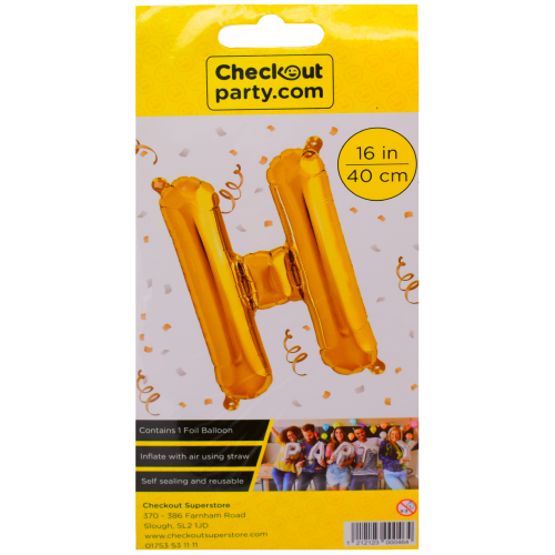 16" Air Gold Balloon -h Checkout