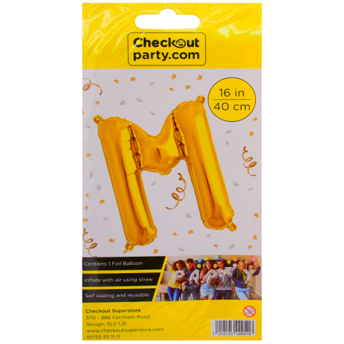 16" Air Gold Balloon -m Checkout