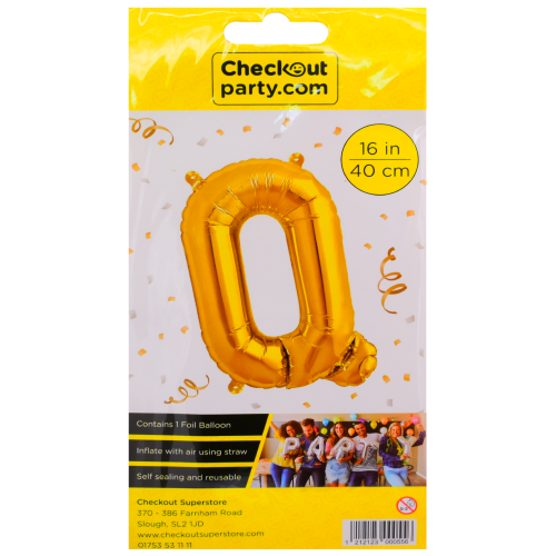 16" Air Gold Balloon -q Checkout