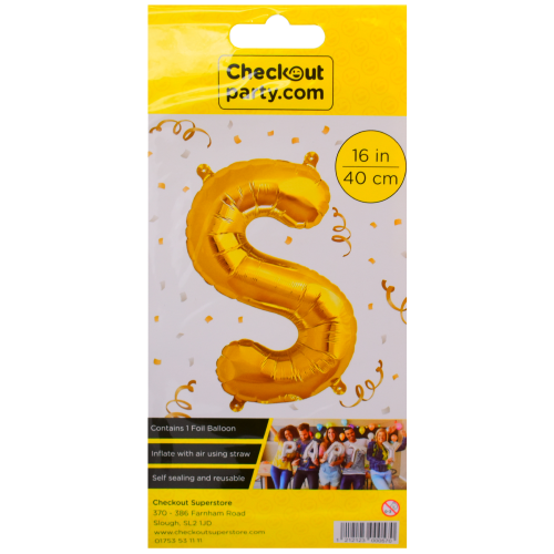 16" Air Gold Balloon -s Checkout