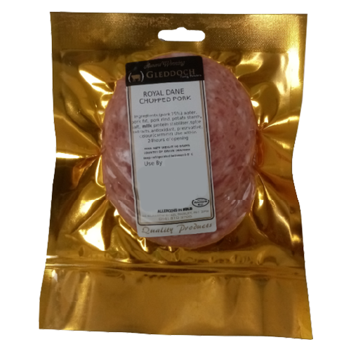 Gleddoch Royal Dane Chopped Pork 90g Pm 1.65