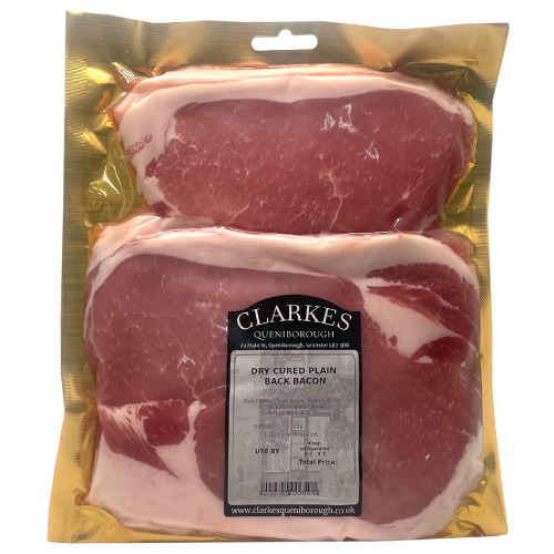 Clarkes Unsmoked Back Bacon