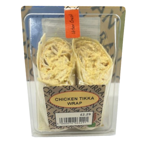 Urban Crust Chicken Tikka Wrap Pm 2.29
