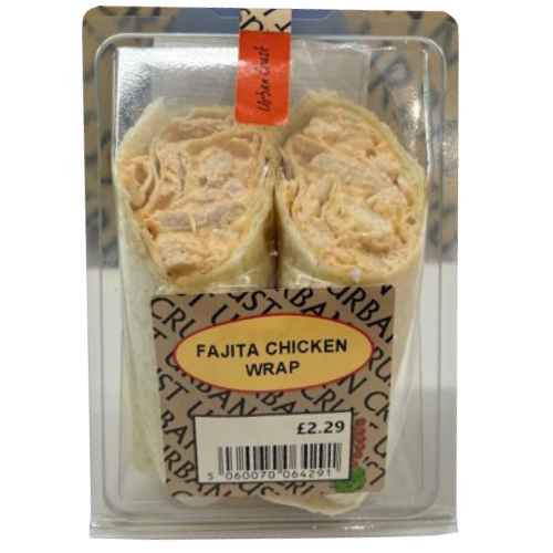 Urban Crust Fajita Chicken Wrap Pm 2.29