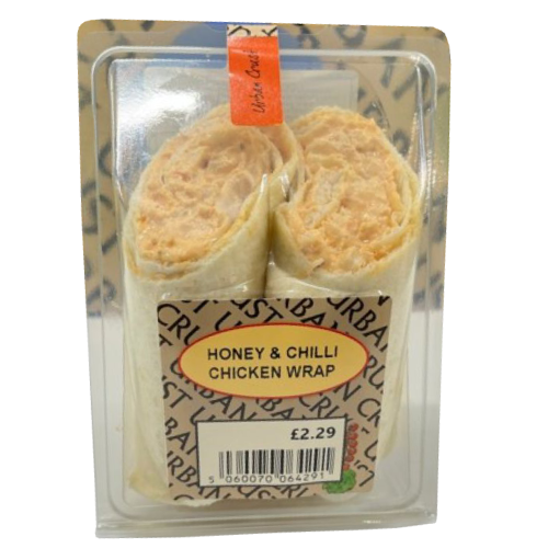 Urban Crust Honey & Chilli Chicken Wrap Pm 2.29