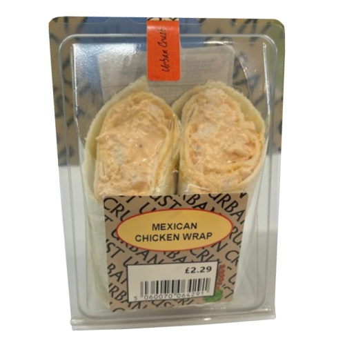 Urban Crust Mexican Chicken Wrap Pm 2.29