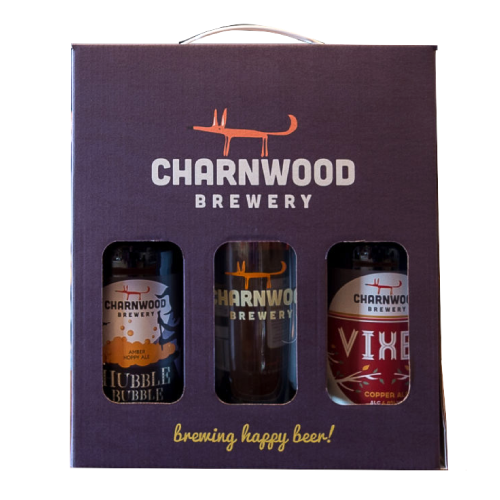 Charnwood Brewery 5 Assorted Bottles & Pint Glass Gift Pack Selection